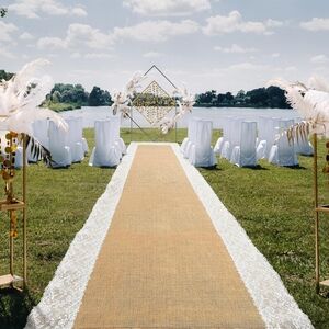 Elegant Outdoor Wedding Aisle Runner